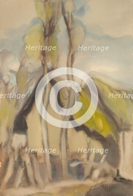 Cottage, 1929-1930. Creator: Zolo Palugyay.