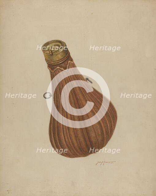 Shot Cannister, c. 1940. Creator: Sydney Roberts.