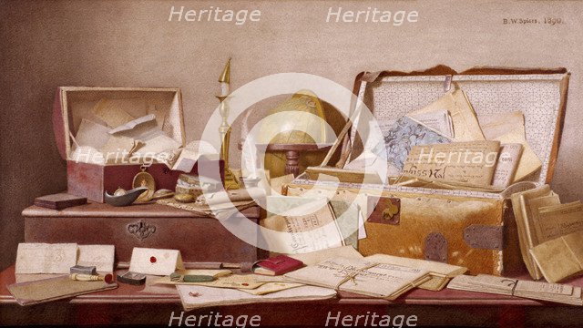 'The Search for the Will', 1890. Artist: Benjamin Walter Spiers