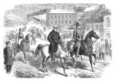 The War in Denmark: Marshal von Wrangel, the Prussian Commander-In-Chief, at Hadersleben..., 1864. Creator: Unknown.