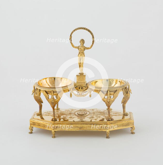 Pair of Double Salts, Paris, 1798/1809. Creator: Martin-Guillaume Biennais.