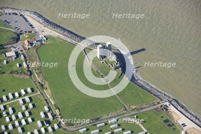 Reculver Towers and Roman fort, Kent, c1980-c2017. Artist: Historic England Staff Photographer.