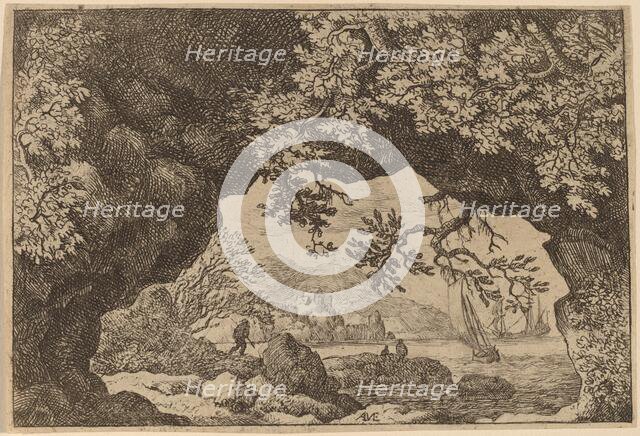 View through a Pierced Rock, probably c. 1645/1656. Creator: Allart van Everdingen.