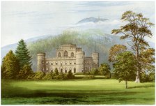 Inveraray Castle, Argyllshire, Scotland, home of the Duke of Argyll, c1880. Artist: Unknown