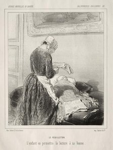 Baliverneries Parisiennes. Creator: Paul Gavarni (French, 1804-1866).