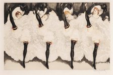Can-Can, 1933. Creator: Icart, Louis Justin Laurent (1888-1950).