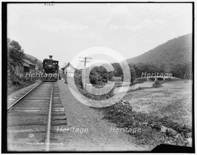 Below Hunlocks i.e. Hunlock, Pa., between 1890 and 1901. Creator: Unknown.