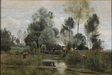 Spring. La Saulaie, . Creator: Corot, Jean-Baptiste Camille (1796-1875).