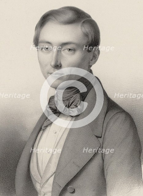Portrait of the composer Jules Déjazet (1806-1846), 1840s.