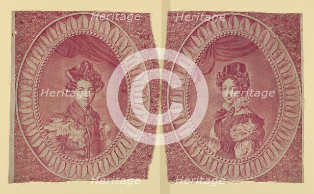 Panels (Furnishing Fabric), Munster, c. 1830. Creator: Hartmann et Fils.
