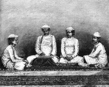 'Group of Brahmins', c1891. Creator: James Grant.