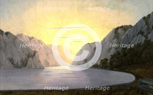 View of Lake Teletskoye. Altai, 1850-1899. Creator: Pavel Mikhailovich Kosharov.