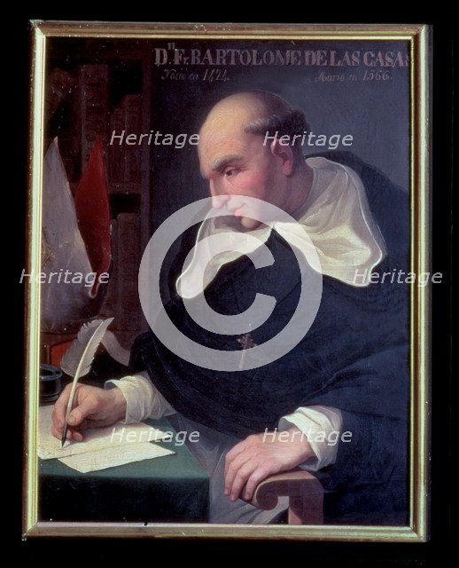 Fray Bartolome de las Casas (1474-1566), Dominican missionary and Spanish historian.