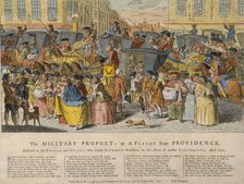 'The Military Prophet: or A Flight from Providence', 1750. Artist: Unknown