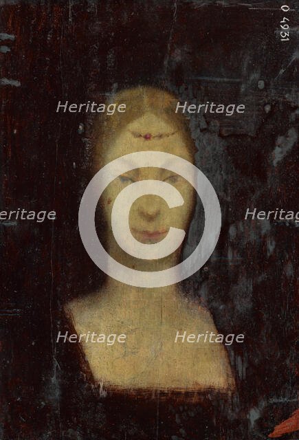 Head of a woman, c1900. Creator: Ladislav Mednyanszky.