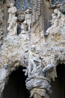 The Sagrada Familia Temple, Barcelona, Spain, 2007. Artist: Samuel Magal