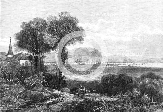 Prince Arthur in Ireland: Belfast, from Newtownbreda, 1869. Creator: Unknown.