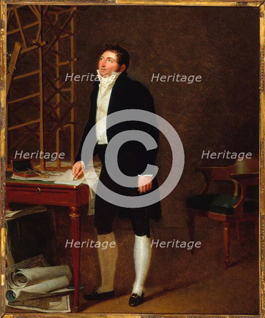 Portrait of an architect (framing contractor responsible on several occasions..., 1812. Creator: Francois Dumont.