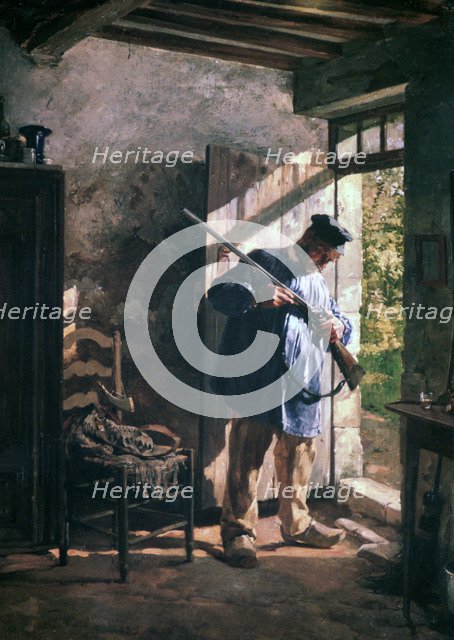 'Before the Hunt', 1883. Artist: Janez Subic