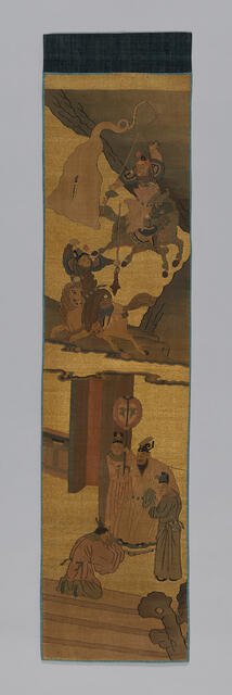 Panel (Furnishing Fabric), China, Qing dynasty (1644-1911), 1800/1900. Creator: Unknown.