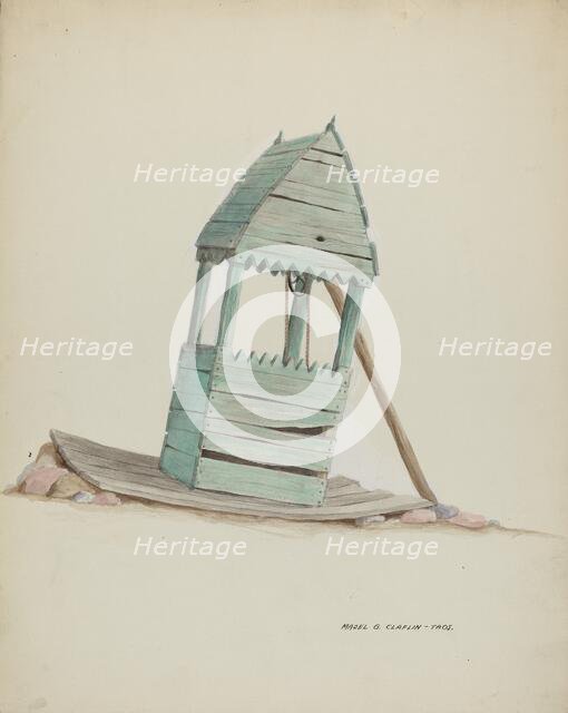 Well Head, c. 1937. Creator: Majel G. Claflin.