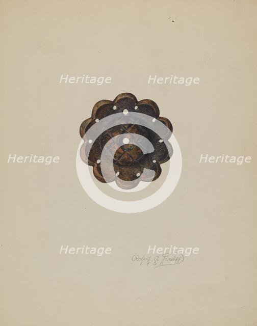 Rosette, 1938. Creator: Robert Tardiff.