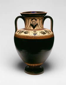 Amphora (Storage Jar), 530-520 BCE. Creator: The Antimenes Painter.