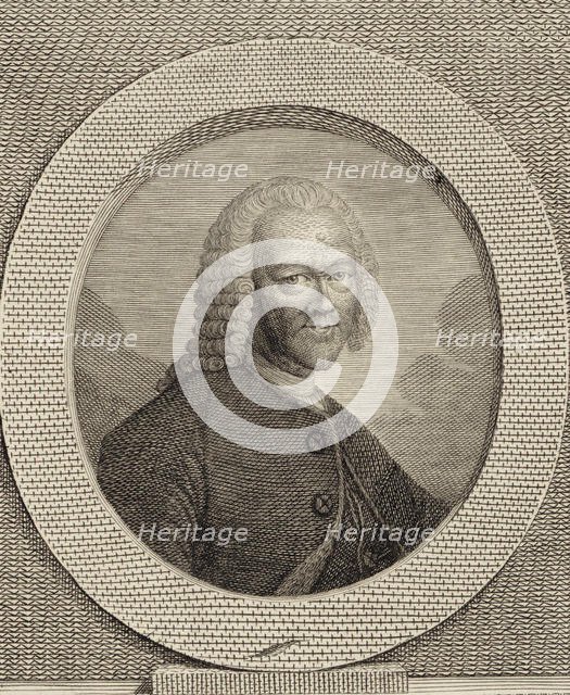 Portrait of Georg Philipp Telemann (1681-1767). Creator: Anonymous.