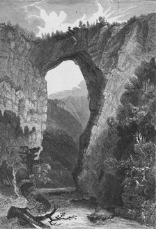 'The Natural Bridge, Virginia', 1883. Artist: Unknown.