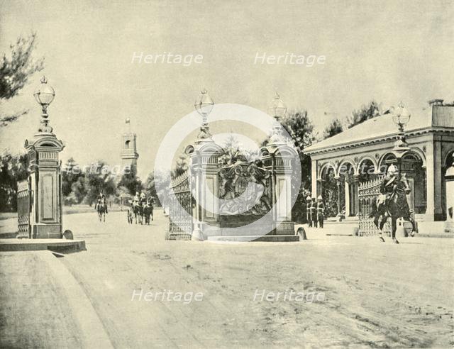 'Entrance to Government House, Melbourne', 1901. Creator: Unknown.