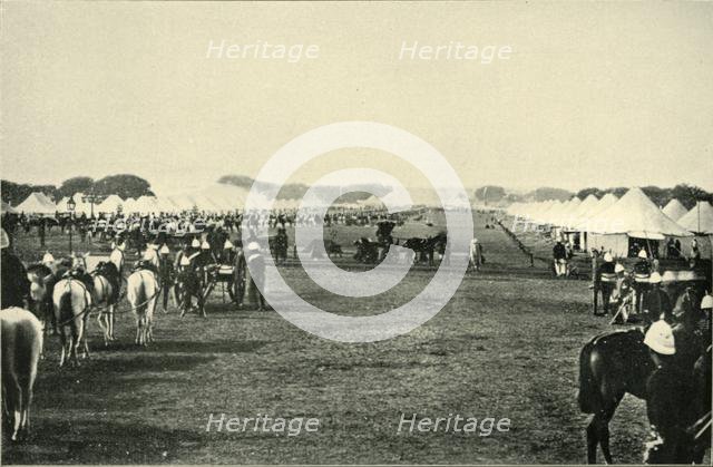 'The Viceroy's Camp at the Imperial Assemblage', January 1877, (1901). Creator: Bourne & Shepherd.