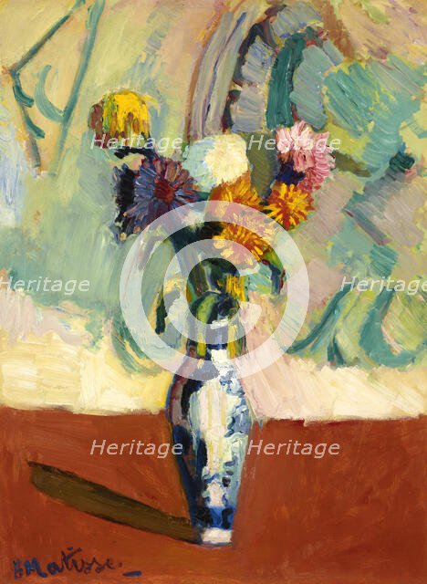 Bouquet, Chinese vase, 1901. Creator: Matisse, Henri (1869-1954).