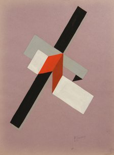 Proun, ca 1923. Artist: Lissitzky, El (1890-1941)