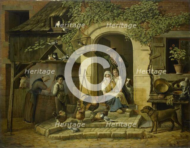 The Home of a Hunter, 1826. Creator: Henri Voordecker.