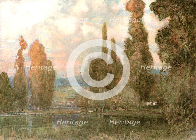 'By the Edge of the Lake, 1902.  Creator: Unknown.