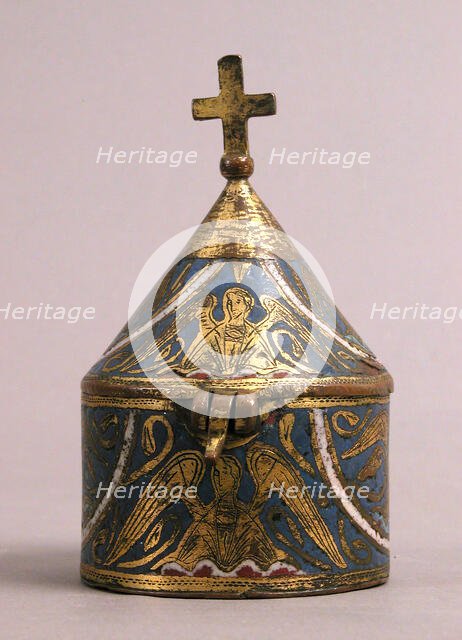 Pyx, French, 13th century. Creator: Unknown.