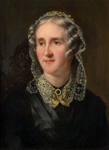 Portrait Of Elizabeth Stockdale Wilkinson (1799-71), 1853. Creator: Reuben T W Sayers.