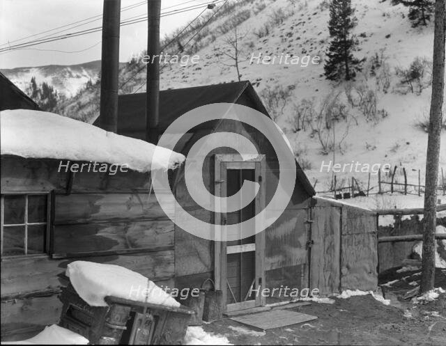Utah coal miner's house, Consumers, near Price, Utah, 1936. Creator: Dorothea Lange.