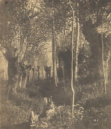 [Landscape, Arras], 1852. Creator: Adalbert Cuvelier.