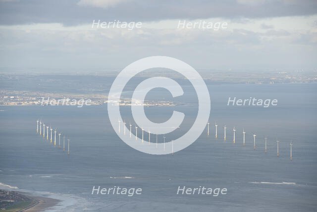 Teesside Wind Farm, Redcar and Cleveland, 2015. Creator: Dave MacLeod.