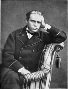 Portrait of the lawyer and author Anatoli Fyodorovich Koni (1844-1927), 1870s. Artist: Anonymous  