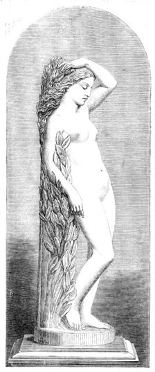 The International Exhibition: "Daphne", marble statue by Marshall Wood..., 1862. Creator: Unknown.