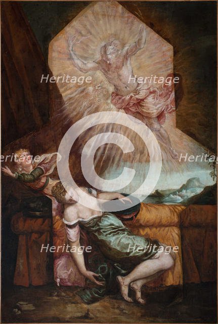 Jupiter and Semele. Creator: Tintoretto, Jacopo (1518-1594).