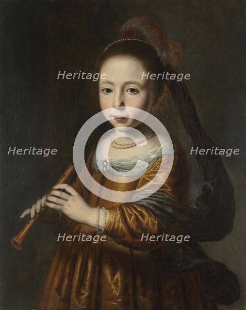 Portrait of Elizabeth Spiegel, 1639. Creator: Dirck Dircksz. Santvoort (Dutch, 1610/11-1680).