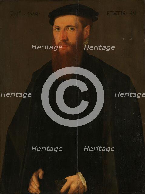 Portrait of Willem van Lokhorst (1514-64), 1554. Creator: Unknown.