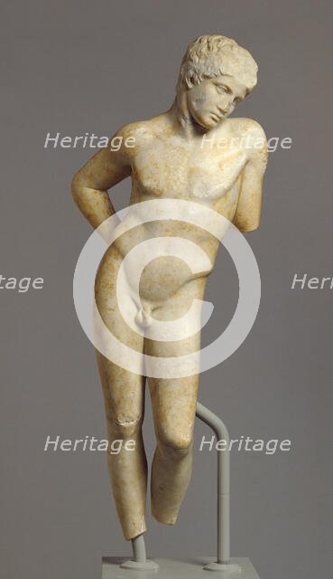 Statue of a Youth (\Narcissus\ type), 2nd century A.D. Creator: Unknown.