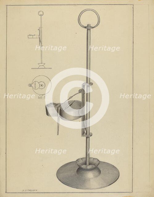 Betty Lamp, c. 1936. Creator: Jack Staloff.