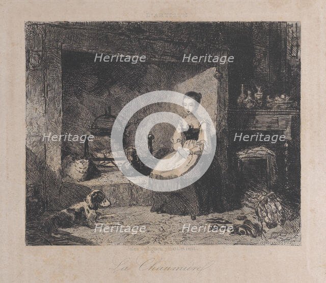 The Cottage (La Chaumière), 1800-50., 1800-50. Creator: François Jules Collignon.