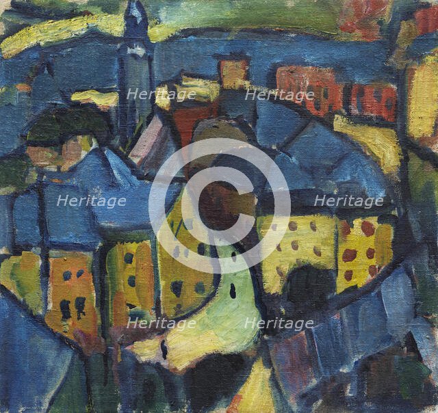 Montjoie (Monschau II), 1912. Creator: Stenner, Hermann (1891-1914).