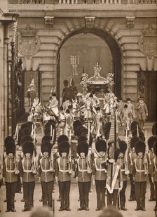 'The Coronation Procession to the Abbey', 1937. Artist: Unknown.